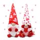 thumbnail image 2 of De San Valentín Enano Muñecas De Peluche Pareja Sin Rostro Muñecas De Felpa Hechas A Mano Figuras De Vacaciones Adornos De Juguete Para Adorno De Mesa Regalo De San Valentín 2 Unids Día Guardurnaity FN005503-00, 2 of 6