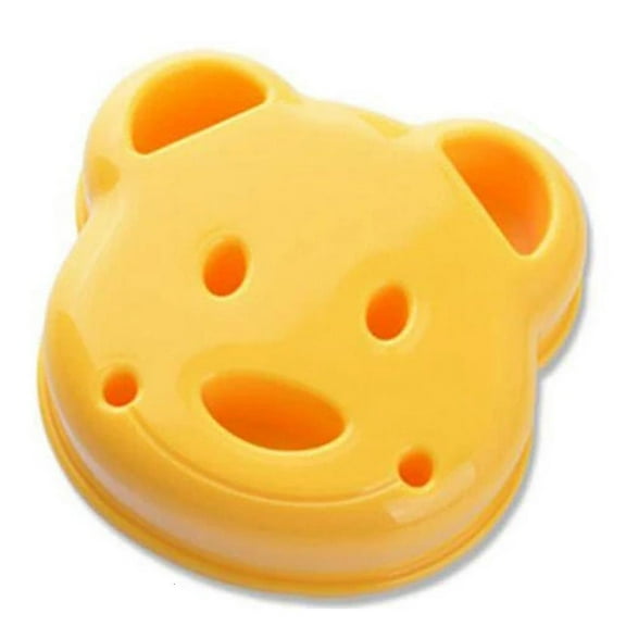 Yammee Little Bear Shape Sandwich Crust Cutter Cookie Making Cutter Mold Kitchen Tool Easy to Use and Cleaning Kitchen Gift