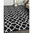 thumbnail image 2 of Mainstays Drizzle Black/White Indoor Area Rug, 6' x 9', 2 of 5