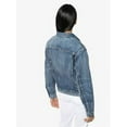 thumbnail image 3 of Denimist Women's Mote Agnes Trucker Denim Jacket Size X-Small, 3 of 3