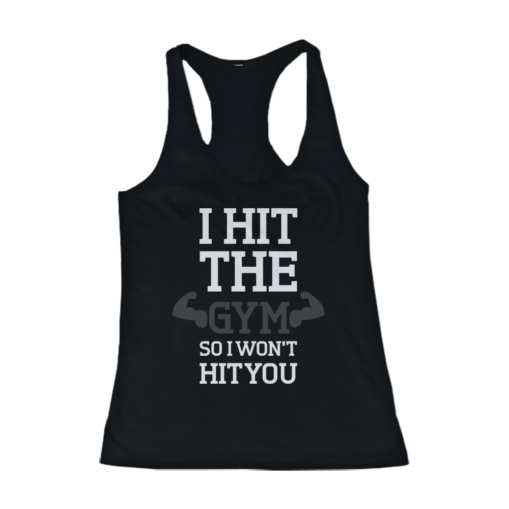 365 Printing I Hit the Gym Women's Funny Workout Tank Top Fitness