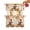 Light apricot, variant on Fall Scarecrows Kitchen Curtains Sets 24 Inch Length Tier Curtain, Thanksgiving Autumn Pumpkins Leaves Beige Rod Pocket Window Treatments, Window Valance Curtains for Bathroom/Bedroom/Cafe 3 Panels