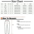 thumbnail image 3 of Babysbule Womens Work Pants Women's Casual Slim High Elastic Waist Solid Color Sports Pocket Cotton And Linen Pants, 3 of 6