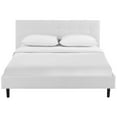 thumbnail image 2 of Linnea Full Fabric Bed in White, 2 of 5