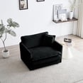 thumbnail image 2 of Black Chenille Sectional Sofa / Combine for Various Seating Arrangements, 2 of 6