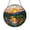 Acrylic 3.5 Inch, variant on Scenic Mountain River Bird Stained Glass Style Window Art2001