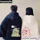 thumbnail image 2 of Sudadera con capucha de dinosaurio de dibujos animados para hombre y mujer, ropa de calle con personalidad, bonita, a la moda, combina con todo, Primavera, 2 of 5