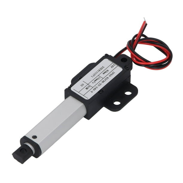 Motor Mini Actuador De Movimiento 50N Empuje 40MM 15 Mm/s Velocidad 24V Actuador Lineal Pequeño Eléctrico