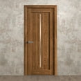 thumbnail image 3 of Slab Door Panel 36 x 96 inches | Ego 5014 Cognac Oak | Wood Veneer Doors | Pocket Closet Sliding Barn, 3 of 4