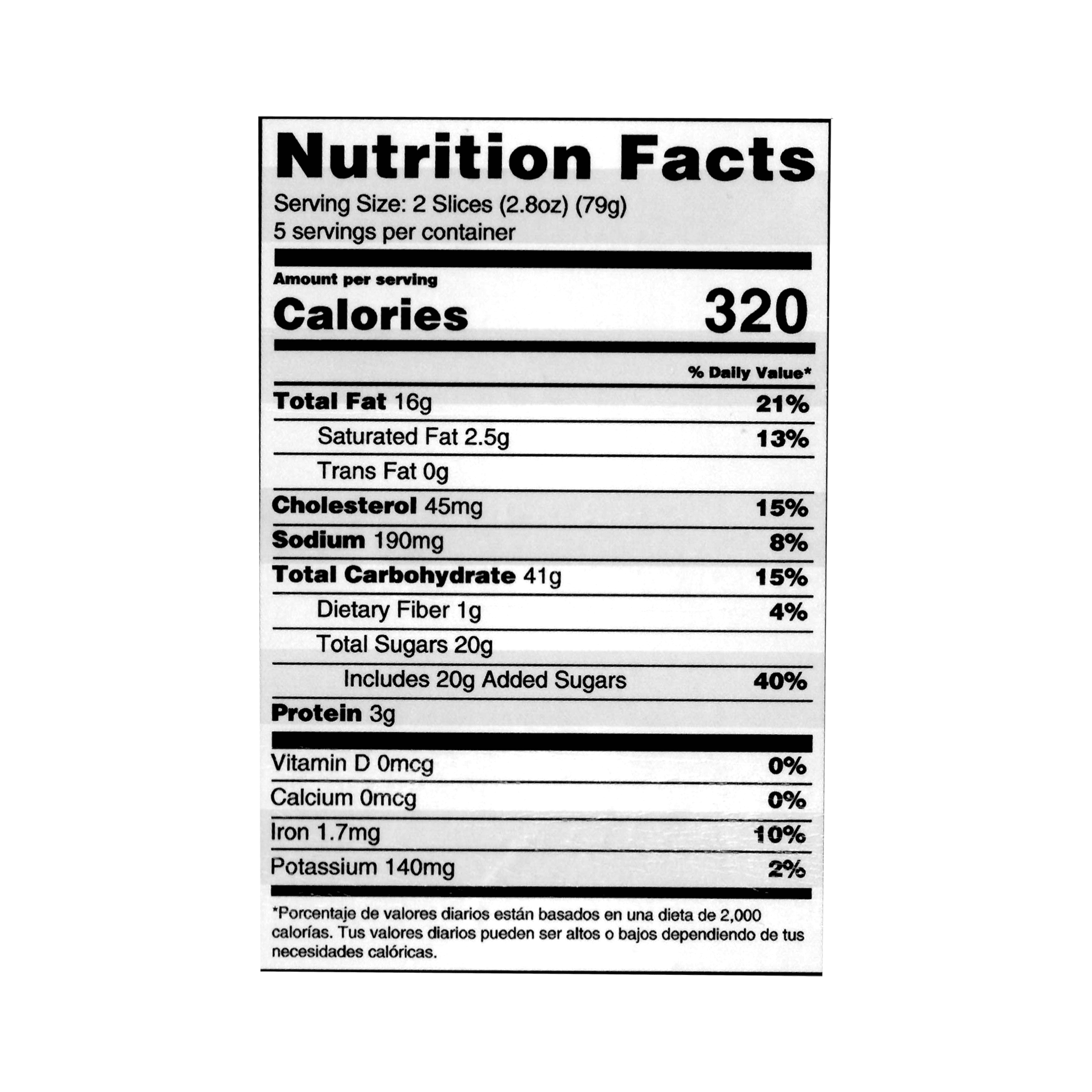 Neo Taino, Lemon Sliced Cake, Net Weight 14 oz (397g), 10 Count, Plastic Tray, New
