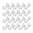 thumbnail image 1 of 100PCS Cable Clips Cable Tidy Wire Holder with Strong Self Adhesive Pads Plastic Cord Management Organiser Transparent, 1 of 9