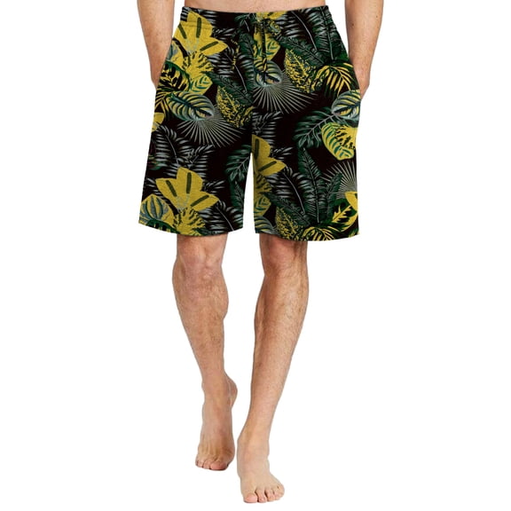 Ekouaer Men's Pajama Shorts Pj Bottoms Drawstring Casual Shorts with Pockets