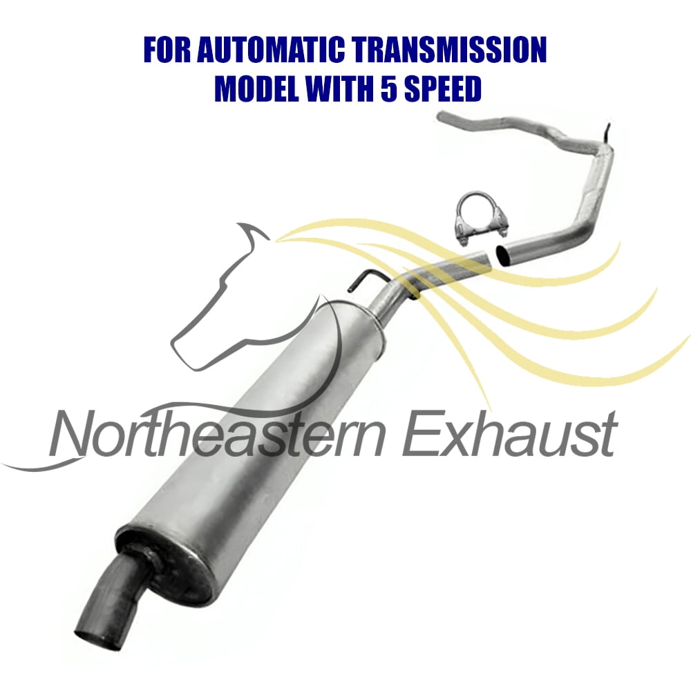 Stainless Steel Catalytic, Muffler, Intermediate Pipe & Tail Pipe Exhaust System Kit Fits 2004-2009 Nissan Quest 3.5L - Direct Fit