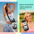 thumbnail image 3 of 64 oz Water Bottle with Straw Sleeve & Strap Motivational BPA Free Half Gallon Water Jug with Handle for Gym Women Men Aesthetic Water Bottle with Strap Bird, 3 of 6