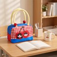 thumbnail image 4 of Dalxymotic Insulated Lunch Bag, Extra-large Insulated Bento Lunch Box, Handheld Meal Carrier with Ice Pack, Reusable Thermal Cooler Tote, for Work, Office, Picnic, Travel, 4 of 6
