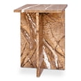 thumbnail image 3 of Moe's Home Collection Blair Accent Table Golden Forest Marble Stone Side Tables, 3 of 6