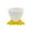 Yellow, variant on Tunhigl Cute Chick Breakfast Tray Cup - Plastic Egg Holder for Table, Picnics & Parties - Fun and Functional Kitchen Accessory Green