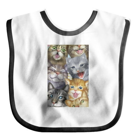 

Soft Cotton Toddler Bibs Cats Selfie Superbib Baby And Toddler For 6-24Months Essential Must Have For Eating Feeding