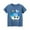 Blue, variant on Esaierr Boys T-Shirts Cotton Tees Stripe Cotton Casual Cute Cartoon Summer Tees Top ,Size1-10T