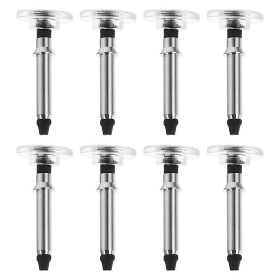 Moluckfu Stylus Tips Metal Silicone High Precision Touch 8Pcs 0.6*0.2*0.2In