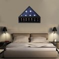 thumbnail image 6 of Burial Flag Display Case Solid Wood - American Flag Display Case Fits a 5 X 9.5 Flag Folded Military Shadow Box with Felt Lining Holder for Pins Insignia Medals, Black, 6 of 6