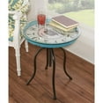 thumbnail image 4 of Powell Blue Round Clock Table, 4 of 4