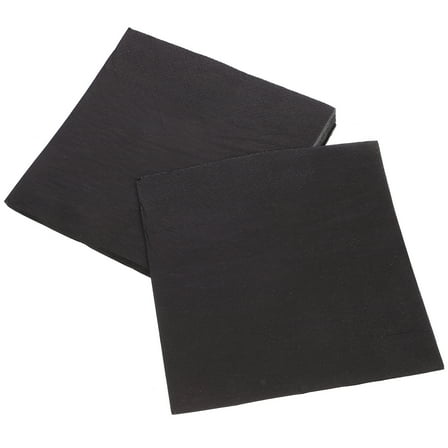 Beaupretty Black Disposable Cocktail Napkins, Double Layer, Festive and Practical