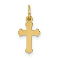 thumbnail image 4 of Finest Gold 14K Yellow Gold Mini Polished Cross Charm, 4 of 4