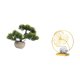 thumbnail image 5 of Árbol bonsái artificial,Bonsái artificial para decoración de escritorio o interior,Bonsái artificial,planta falsa en maceta.,Estatua de hoja,Estatua de hoja para decoración del, 5 of 8