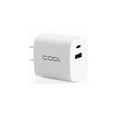 thumbnail image 2 of CODi Dual Port 20W Wall Charger/AC Adapter (USB-C, USB-A Outputs) - 20W -USB Type-C - USB Type-A, 2 of 5