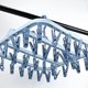 thumbnail image 2 of Sock Drying Racks, Folding Laundry Hanger with 32 Pegs Clothes Drying Rack, Clothes Hanger Rack, 2 of 4