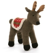 winter reindeer gray 9 inch - holiday stuffed animal by gund (4053896)