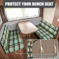 thumbnail image 2 of Checkered Stripes Rv Sofa Couch Cushion Cover Breathable Portable Slipcover Cushion Covers Portable Camper Accessories for Rv Camper Car, 2 of 6
