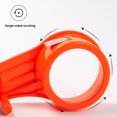 thumbnail image 2 of Capacitán Sellado Plástico Dispensador Dispenser Cadter Tope Cinta Adhesiva () Naranja, 2 of 7
