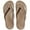 Brown, variant on Litfun Women's Flip Flops Summer Beach Thong Sandals Orthopedic Slide Sandals for Arch Support, Black