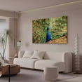 thumbnail image 3 of Póster de lienzo de pavo real, decoración de dormitorio, paisaje deportivo, decoración de oficina, regalo, estilo marco, 20 x 30 cm, 3 of 8