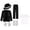 E-Black, variant on Popstar Costume Set Kids 70s 80s 90s Retro Disco Dance Star Sequin Jacket Trousers Hat Glove Stage Performance Cosplay Party Outfit for Boys Girls
