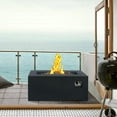 thumbnail image 6 of Armen Living Laurel Outdoor Patio Fire Pit in Dark Grey with Concrete Texture Finish, 6 of 8