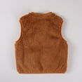 thumbnail image 2 of Baby Kids Warm Fleece Vest Toddler Boys Girls Winter Spring Zipper Jacket Waistcoats, 0-12 Months, 1-3 Years, 2 of 7