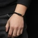 thumbnail image 3 of Con Letras Ajustables De 10Mm, Cuentas De Piedra De Ojo De Tigre De Ónix Negro Natural, Pulsera De Cuerda Trenzada, Regalo Significativo 26 Pulseras Speravity AP006886-13, 3 of 6