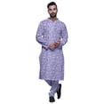 thumbnail image 4 of Atasi Cotton Printed Long Kurta Pajama For Men Designer Casual Kurta Pajama Clothing, 4 of 5