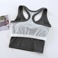 thumbnail image 7 of Kaemgyyd Workout Tops for Women Seamless Crew Neck Racerback Stretchy Tee Soft Breathable Athletic Cropped Shirt with Built-In Bra, 7 of 7