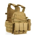 thumbnail image 1 of Chaleco Chaleco modular para hombres al aire libre Equipo de caza Chaleco portador de carga con bols Tomshoo Chaleco, 1 of 7