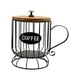 thumbnail image 3 of Soporte para cápsulas de café, decoración para tazas, soporte para cápsulas de café de hierro, organizador moderno negro, 3 of 9