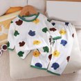 thumbnail image 2 of TOWED22 Little Boy Space Pajama Set Cotton Dinosaur Long Sleeve Pjs Fall Winter Sleepwear 6-12 Months 12-24 Months 2t 3t 4t 5t 6t 7t 8t 9t Children,Green,4-5 Y, 2 of 4