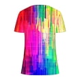 thumbnail image 5 of Busydd Womens Tops Summer V Neck Short Sleeve T-Shirts Tie Dye LGBT Pride Shirts Casual Loose Button Equality Blouses Fashion Funny Graphic Tee Tops Plus Size Tops for Women S-5XL, 5 of 5