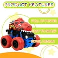 thumbnail image 4 of BESTSKY Toy Cars,Plastics Car Toys for Babies,Cool Appearance Pull Back Cars,Green2, 4 of 7