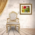 thumbnail image 3 of Jaynes Gallery 23x20 Gold Ornate Wood Framed with Double Matting Museum Art Print Titled - Yellow-green and red abstract, 3 of 4