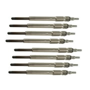 Pack of 8 Power Stroke Turbo Diesel Glow Plug F4TZ12A342BA Replacement for 1994-2003 Ford 7.3L Super Duty