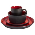 thumbnail image 2 of Safdie & Co. Crimson Stoneware Dinnerware 16PC Set, 2 of 3